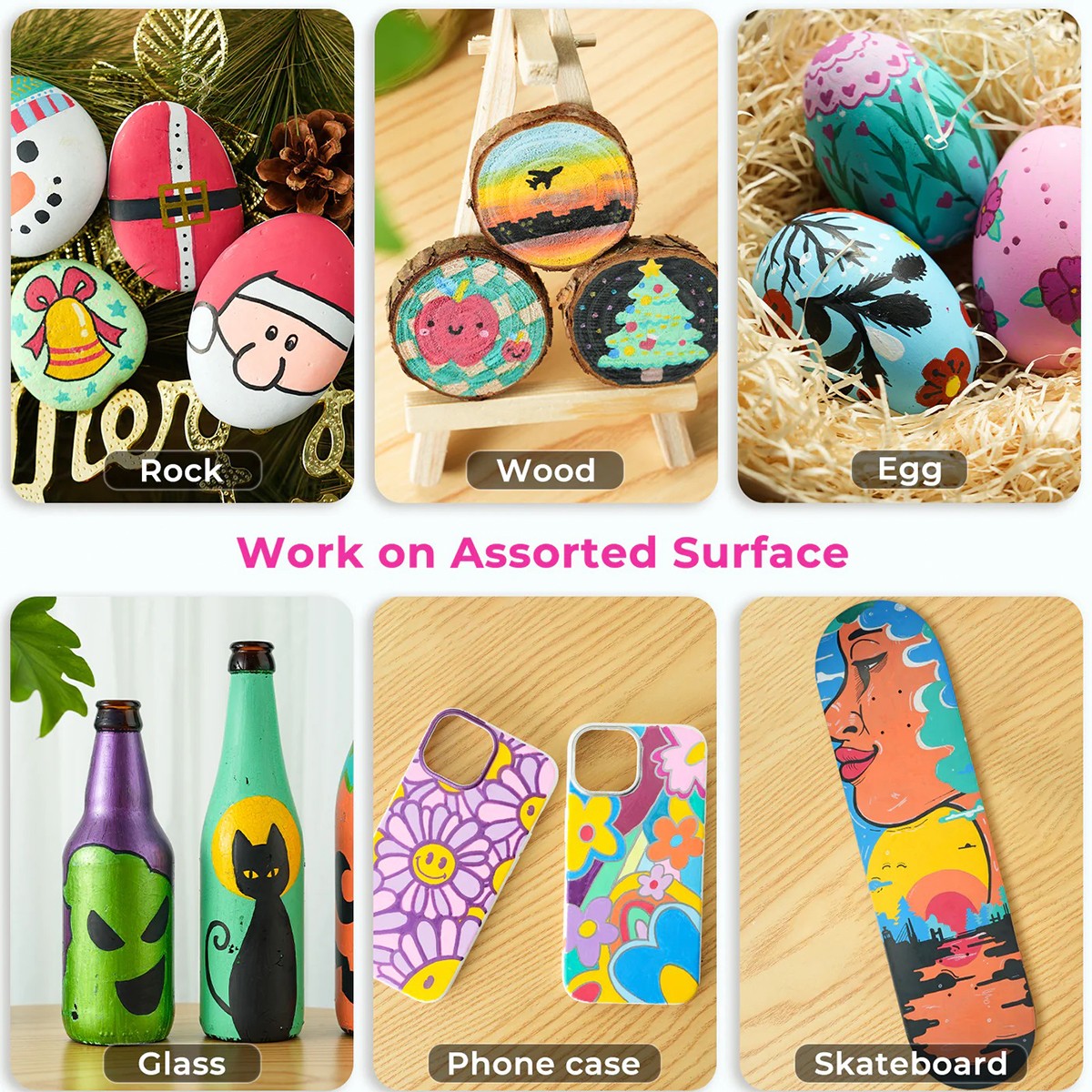 Ohuhu Acrylic Markers Σετ 30 Ανεξίτηλων Ακρυλικών Μαρκαδόρων Διπλής Μύτης Ohuhu Acrylic Markers Σετ 30 Ανεξίτηλων Ακρυλικών Μαρκαδόρων Διπλής Μύτης